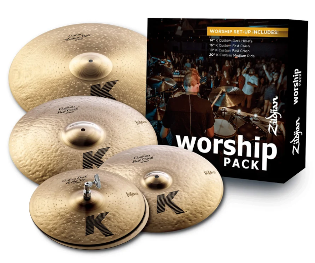 Pack de cymbales de culte personnalisées Zildjian KC0801W K